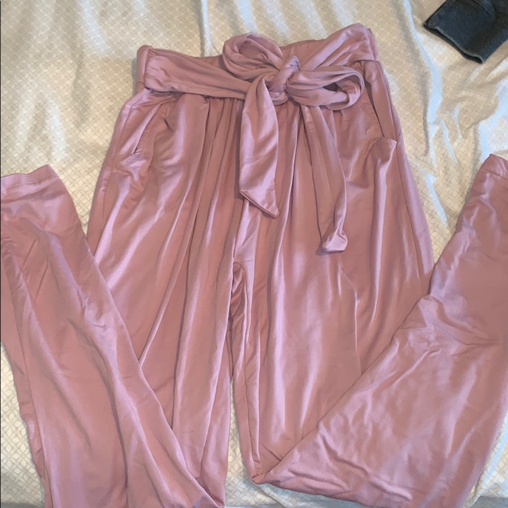 Lilac joggers